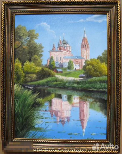 Село Парское. Ивановская область. 30х40см