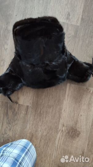 Норковая ушанка новая