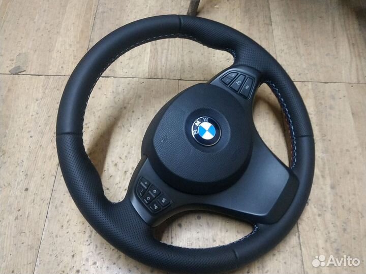 Руль бмв X3 e83 X5 e53 Sport с аэрбегом