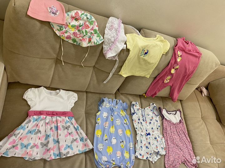 Пакет вещей для девочки 6-12 месяцев