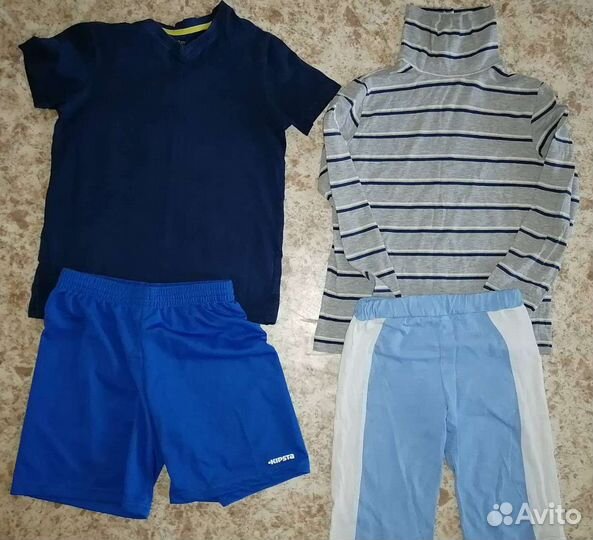 Вещи пакетом на мальчика 140
