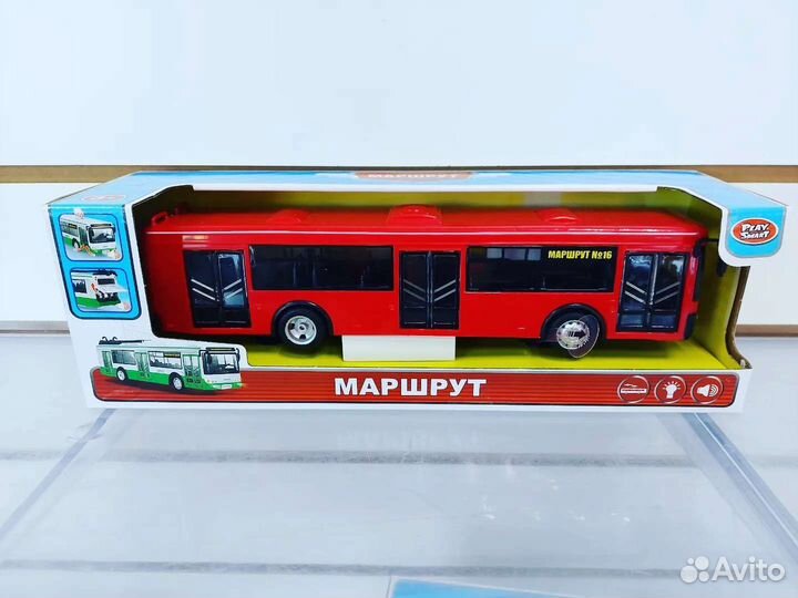 Автобус 28см со свето-звуковыми эффектами