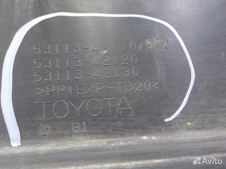 Решетка бампера toyota RAV4 50 передняя