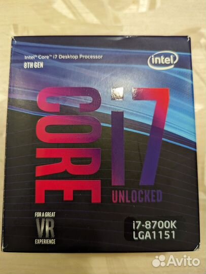 Процессор i7 8700k