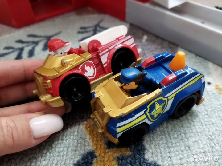 Щенячий патруль база с машинками