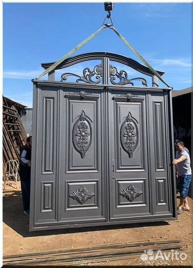 Кованые ворота под ключ