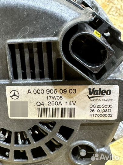 Генератор Mercedes OM642.826 ML, GLE, GL,GLS 166