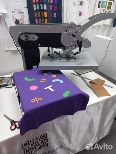 Печать принтов на текстиль DTF печать, термоплёнка