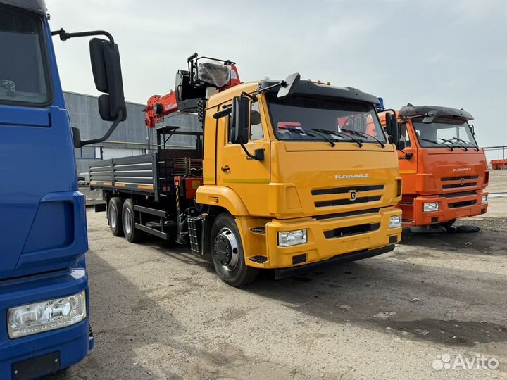 КАМАЗ 65115 с КМУ, 2024