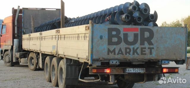 Шнек буровой, для бо-2 D-300мм, L -6м