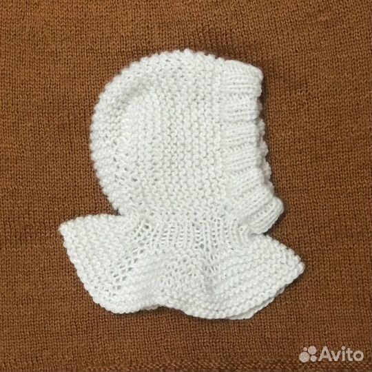 Шапочка 0-3 мес, 100 шерсть