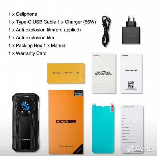 DOOGEE S110, 12/256 ГБ