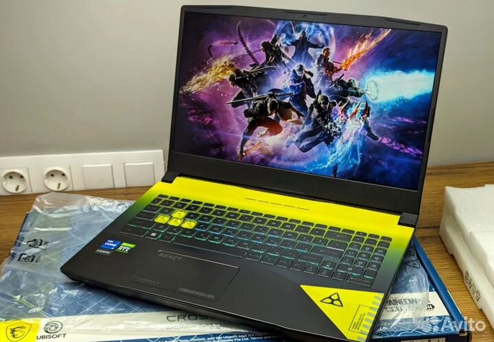 Игровой MSI Crosshair R6E I7-12700H/RTX3060/144Hz