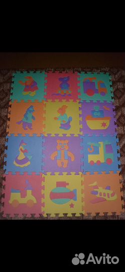 Детский коврик пазл