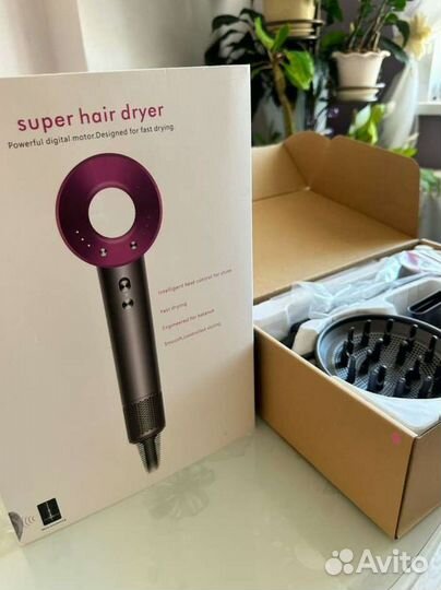 Фен профессиональный 5в1 1600w новый