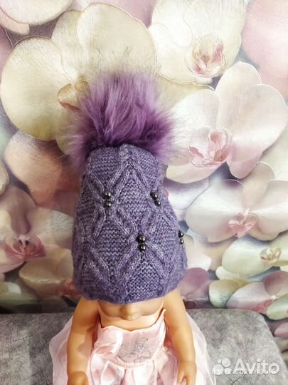 Зимние шапки на девушку