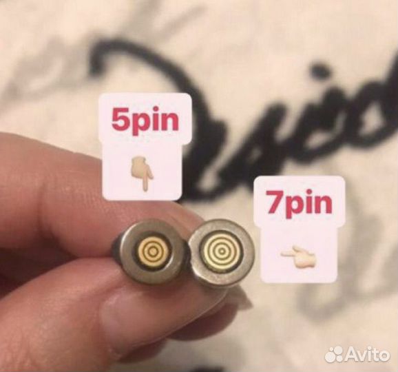 Магнитная зарядка 5pin и штекер 1pin