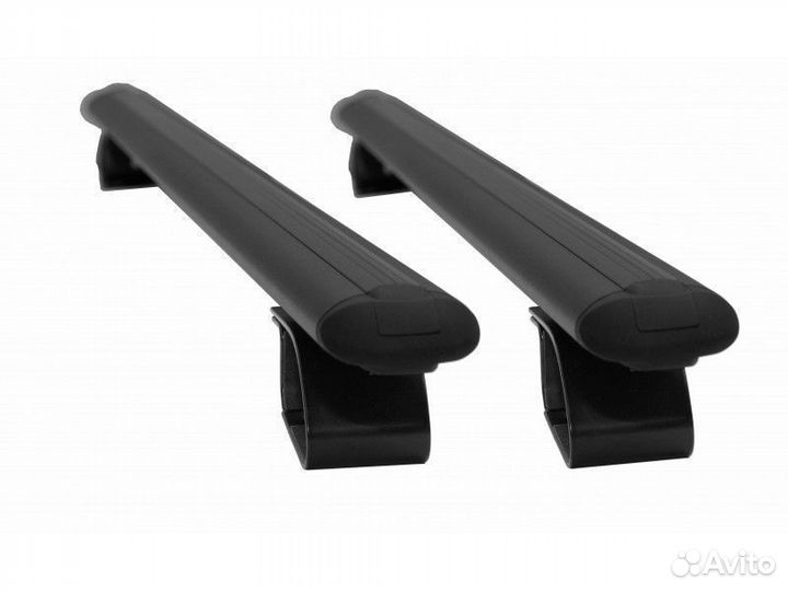 Багажник рено Дастер21 опоры черные/дуга аэро-стан