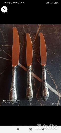 Мельхиоровые ножи СССР