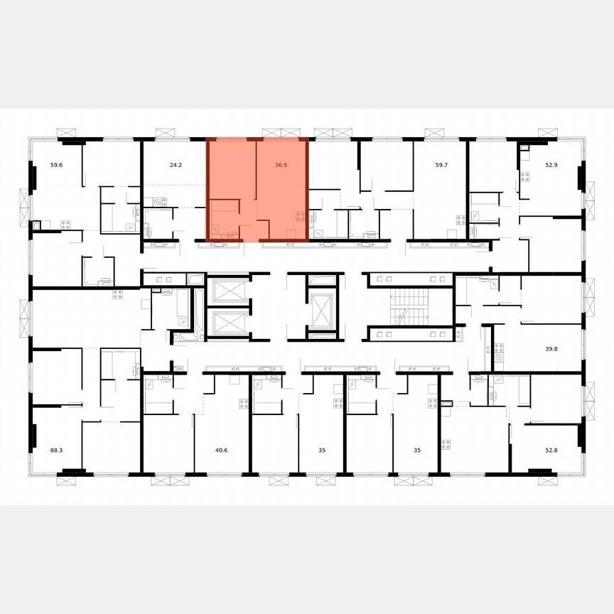 1-к. квартира, 36,9 м², 14/14 эт.