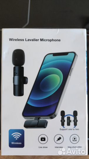Петличный беспроводной микрофон