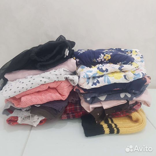 Большой комплект вещей на девочку до 2 лет 74-92