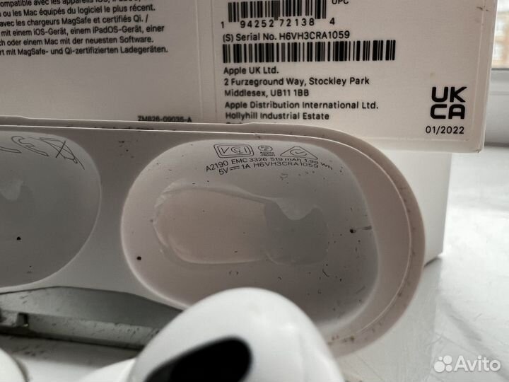 AirPods Pro Гарантия, Оригинал 1 наушник