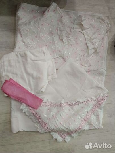 Комплект на выписку для девочки летний