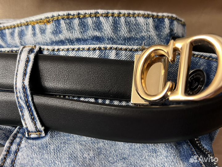 Christian Dior Ремень новый наткожа в упаковке