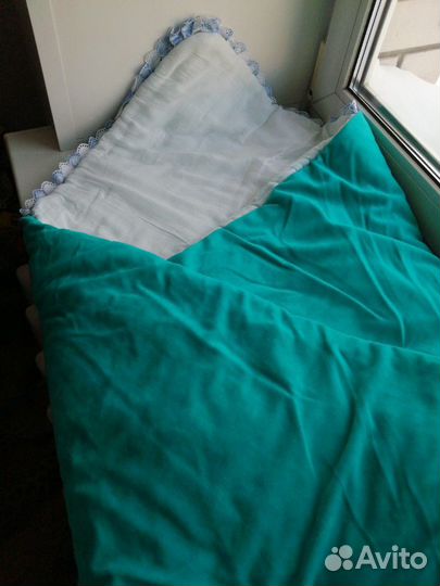 Конверт - одеяло на выписку тёплый