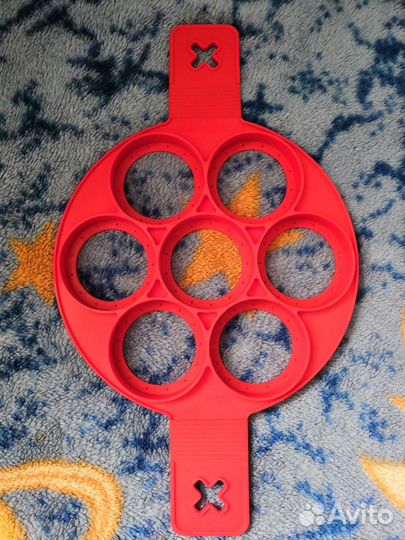 Силиконовая форма для выпечки оладьев и котлет