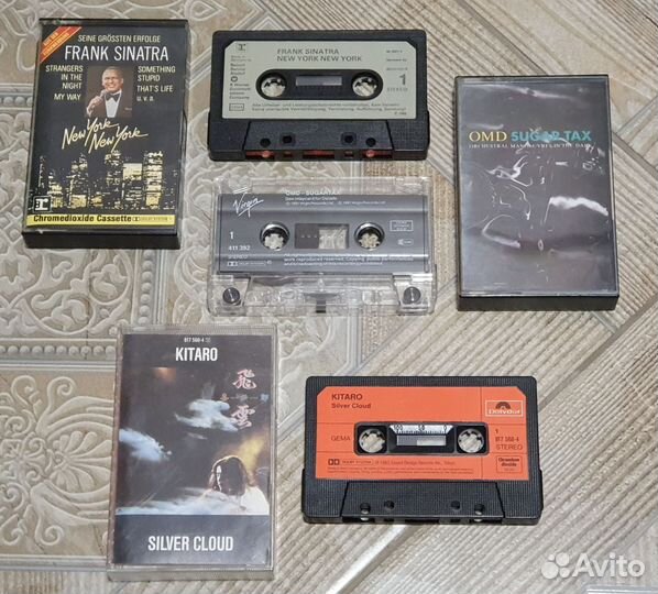 Аудиокассеты фирменные мс