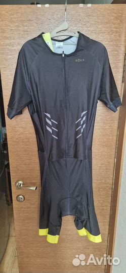 Трисьют для триатлона чёрный мужской 2XL