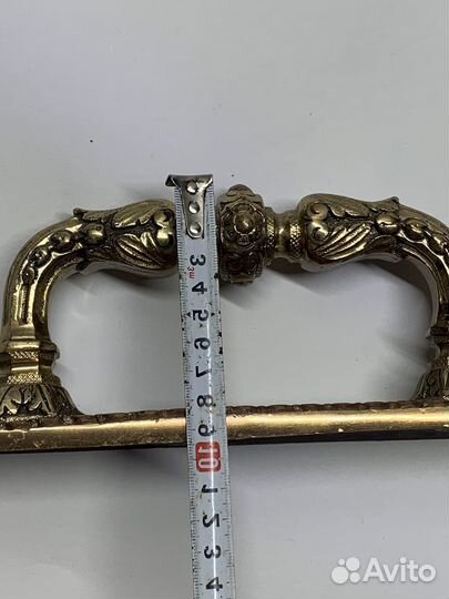 Дверные ручки старинные бронзовые