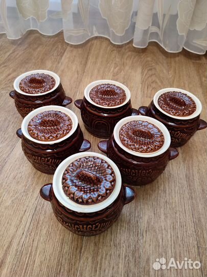 Горшки керамические для запекания