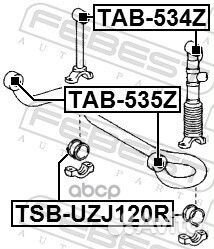 Сайлентблок стаб-ра toyota land cruiser prado 150