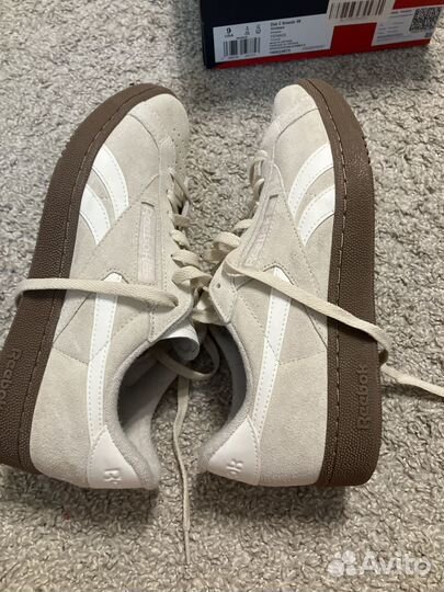 Reebok Club C Grounds UK бежевые