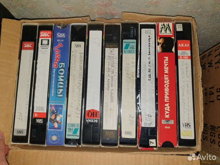 Видеокассеты vhs