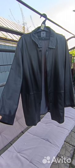 Кожаный френч мужской