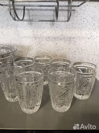 Хрустальные рюмки СССР
