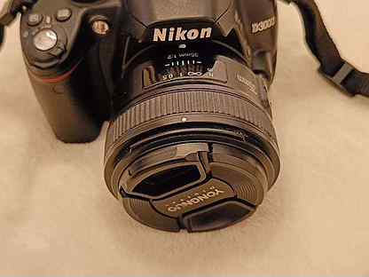 Фотоаппарат nikon d3000 kit 18-55 (35мм не продаю)