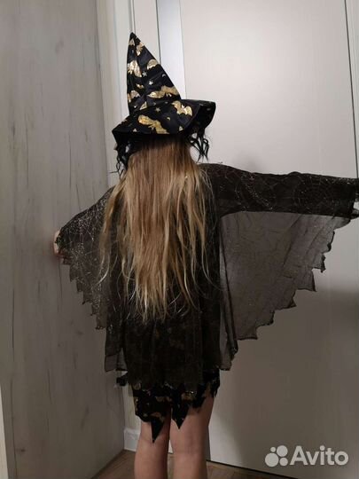 Костюм ведьмы для девочки 110-118 р-р