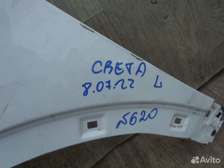 Крыло переднее левое №620 Hyundai Creta 2020