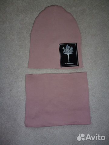 Шапка 3 шт.+ снуд для девочки весна/холодное лето