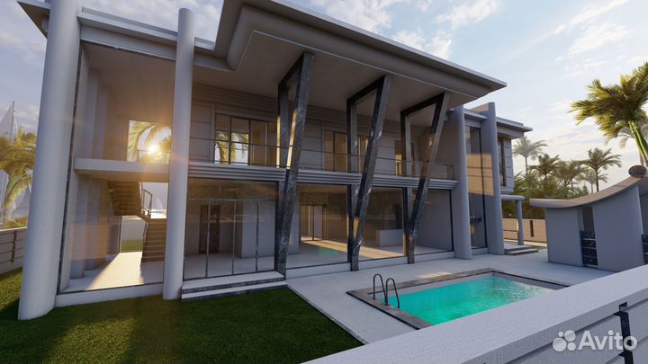 3D визуализация экстерьера/интерьера