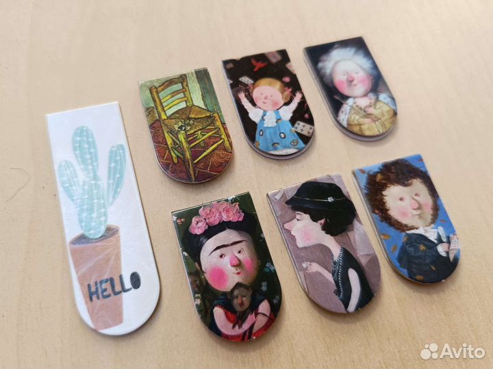 Закладки и скотчи, цена за все