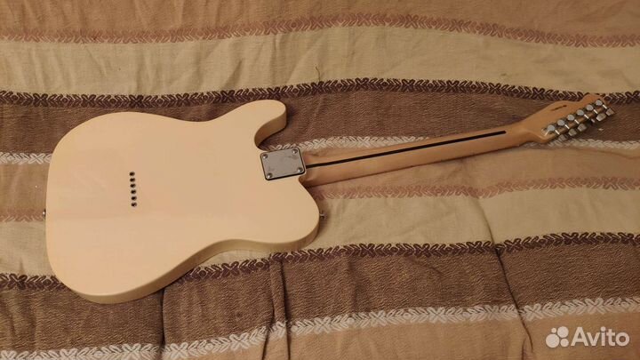 Реплика Fender Telecaster желтая кремовая