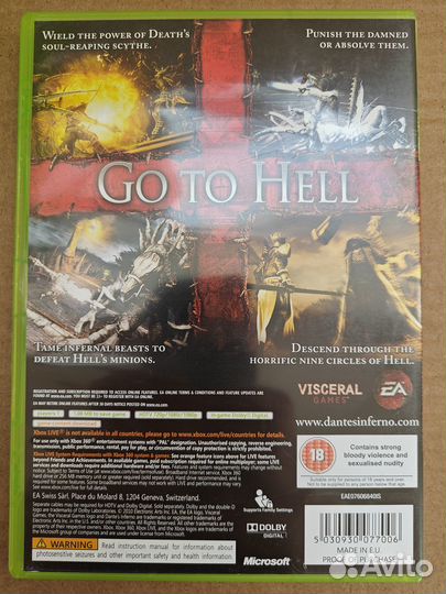 Dante's Inferno xbox360