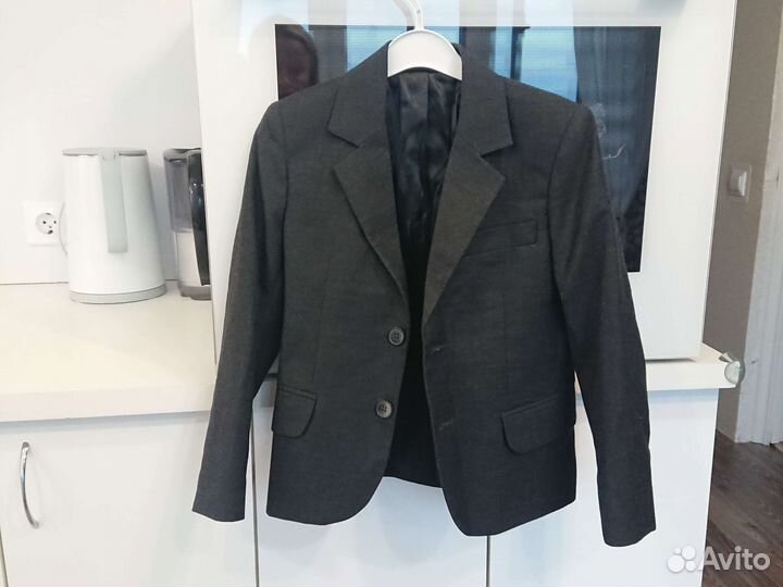 Пиджак школьный для мальчика 122