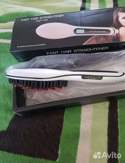 Фен с расческой,Fast Hair Straightener HQT-906